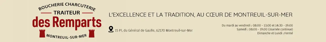 Bannière Boucherie des Remparts